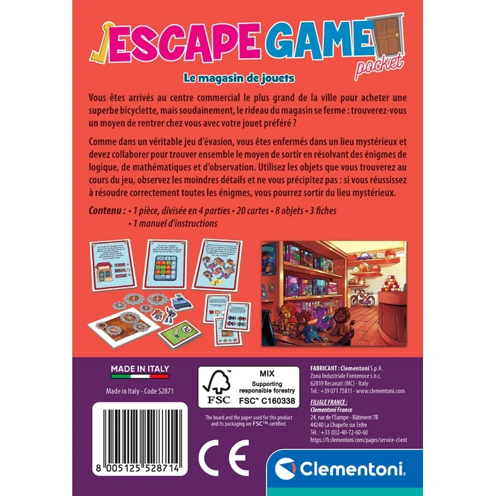 Escape Game Pocket - Le magasin de jouets