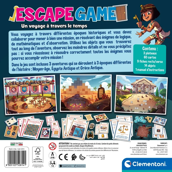 Escape Game - Un voyage à travers le temps
