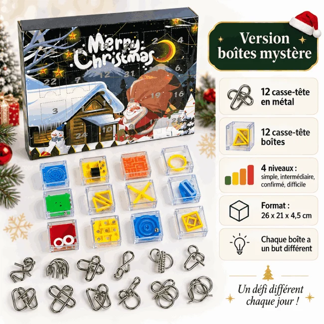 Calendrier de l'Avent Casse-tête 2026
