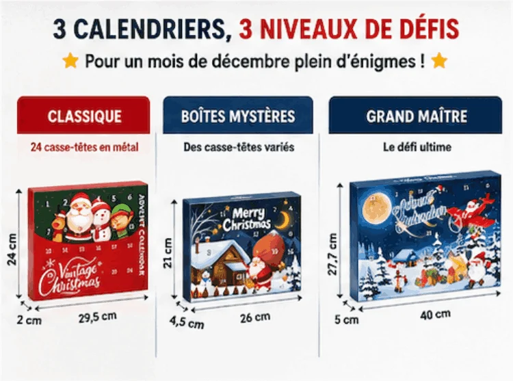 Calendrier de l'Avent Casse-tête 2026