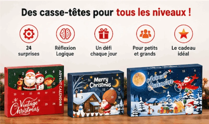 Calendrier de l'Avent Casse-tête 2026
