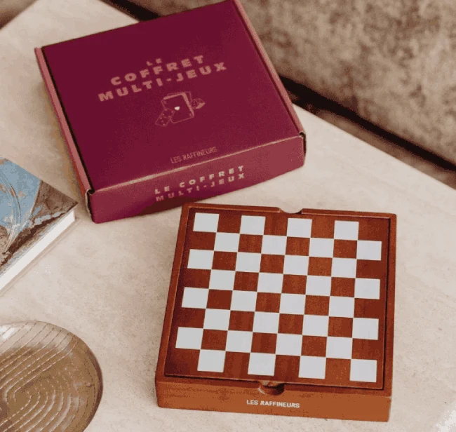 Coffret Multijeux en Bois 6 en 1