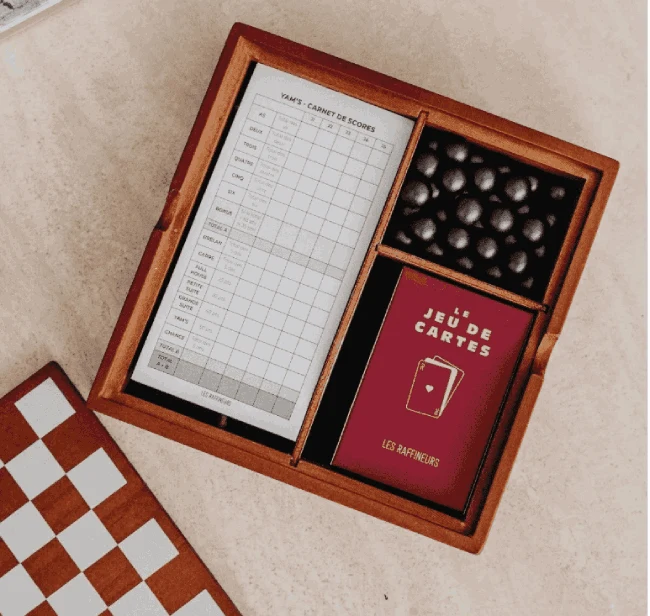 Coffret Multijeux en Bois 6 en 1