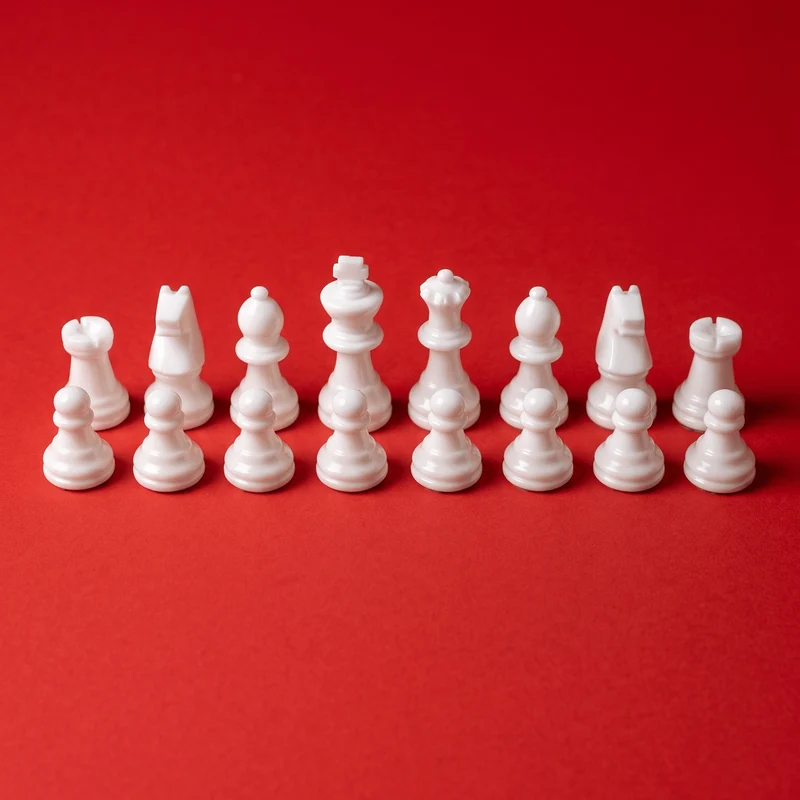 Pièces d'échecs en albâtre - Vert - Scali
