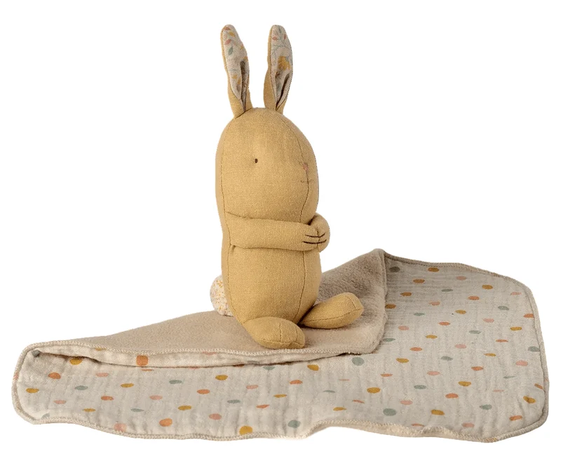 Lullaby Friends, Lapin Bunny, Mini - Jaune Crème