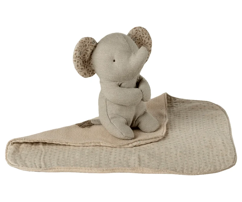 Lullaby Friends, Eléphant, Mini - Gris Acier