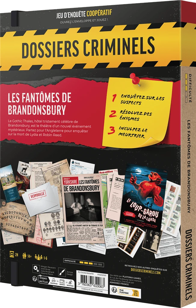 DOSSIERS CRIMINELS : LES FANTÔMES DE BRANDONSBURY