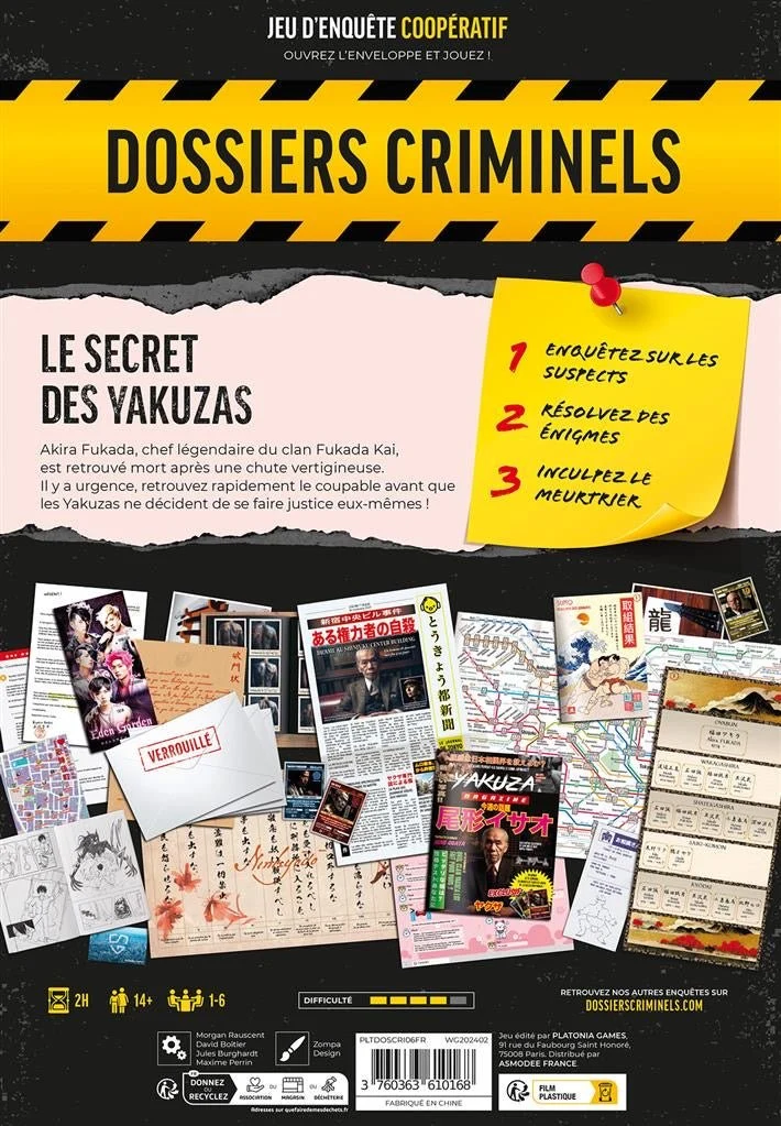 DOSSIERS CRIMINELS : LE SECRET DES YAKUZAS