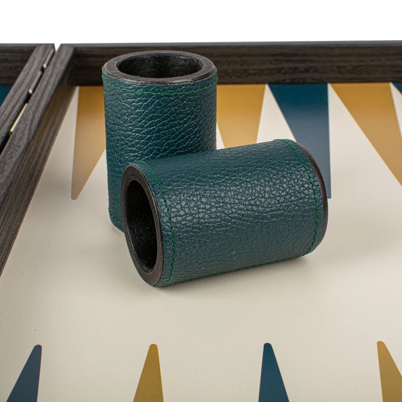 Backgammon Manopoulos bois et cuir - Compétition - Grand Prix