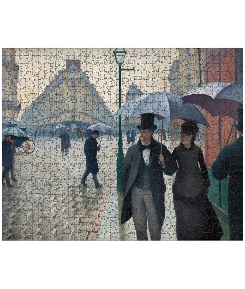 Puzzle Pomegranate - 1000 p - Rue de Paris par temps de pluie- Gustave Caillebote