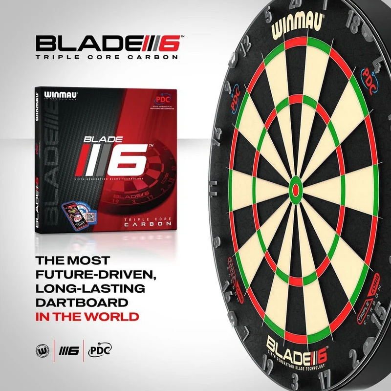 Ensemble Armoire de fléchettes Winau - Blade 6 triple Core PDC