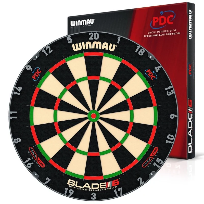 Ensemble Armoire de fléchettes Winau - Blade 6 triple Core PDC
