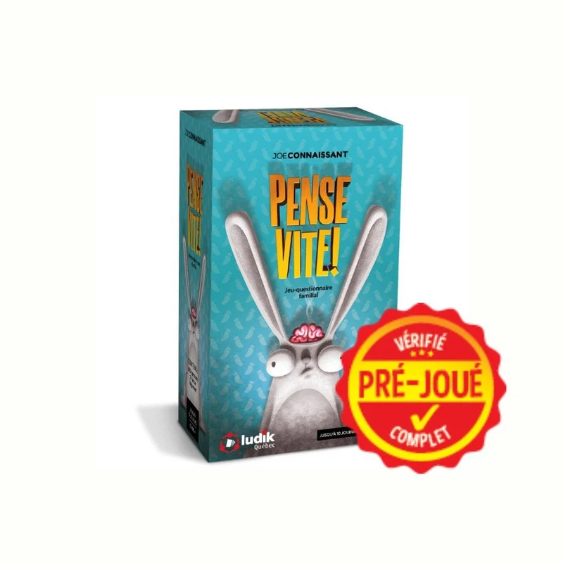 Joe Connaissant - Pense vite! (pré-joué) (FR)
