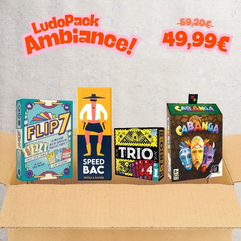 LudoPack Ambiance : 4 jeux fun