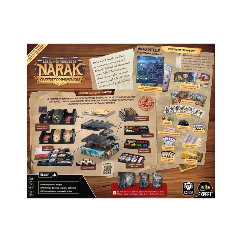 Les Ruines Perdues de Narak : Coffret d'Aventures
