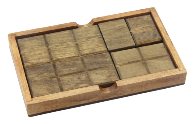 Casse-tête en Bois Tablette de Chocolat