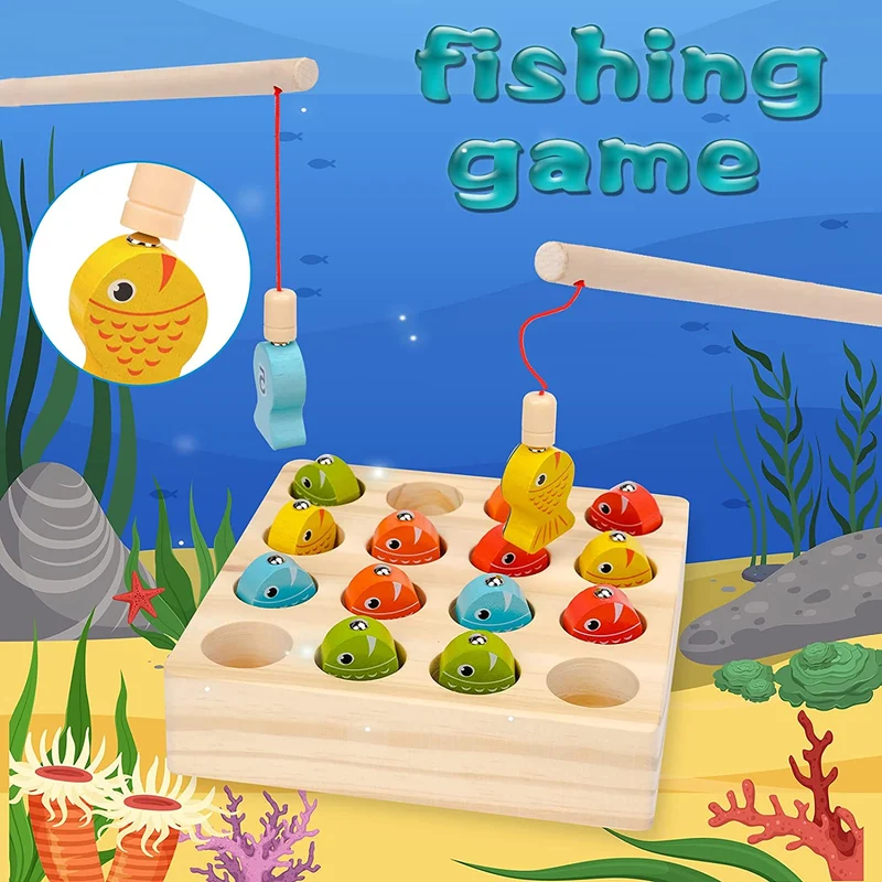 Kit Motricité Fine : GeometricShape + FishingGame + PearlMemory 2 in 1