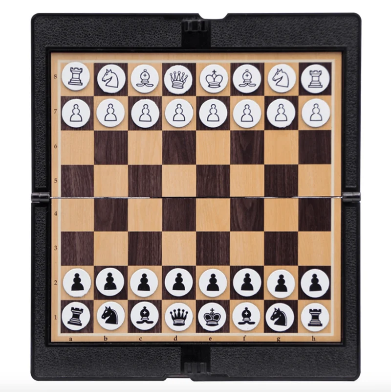 Jeu d'Échecs de Poche - pliable et magnétique