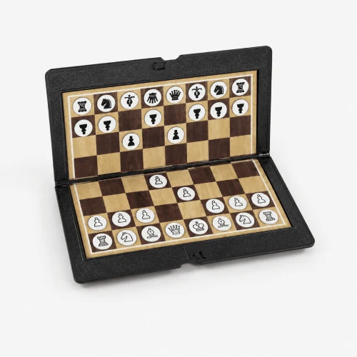 Jeu d'Échecs de Poche - pliable et magnétique