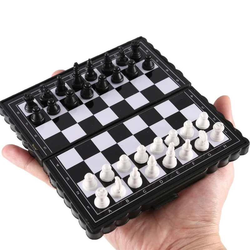 Jeu d'Échecs de Poche - pliable et magnétique