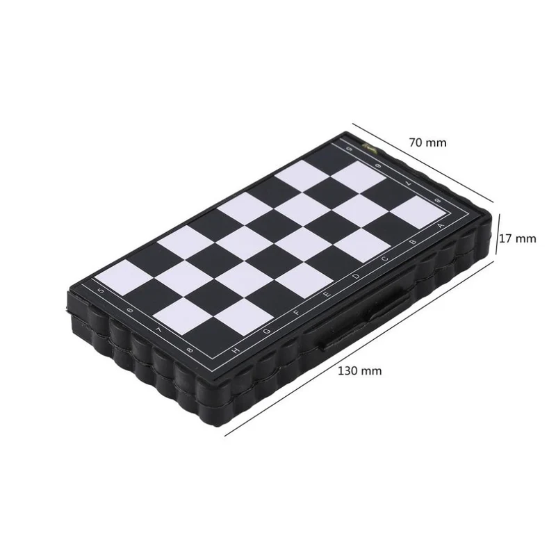 Jeu d'Échecs de Poche - pliable et magnétique