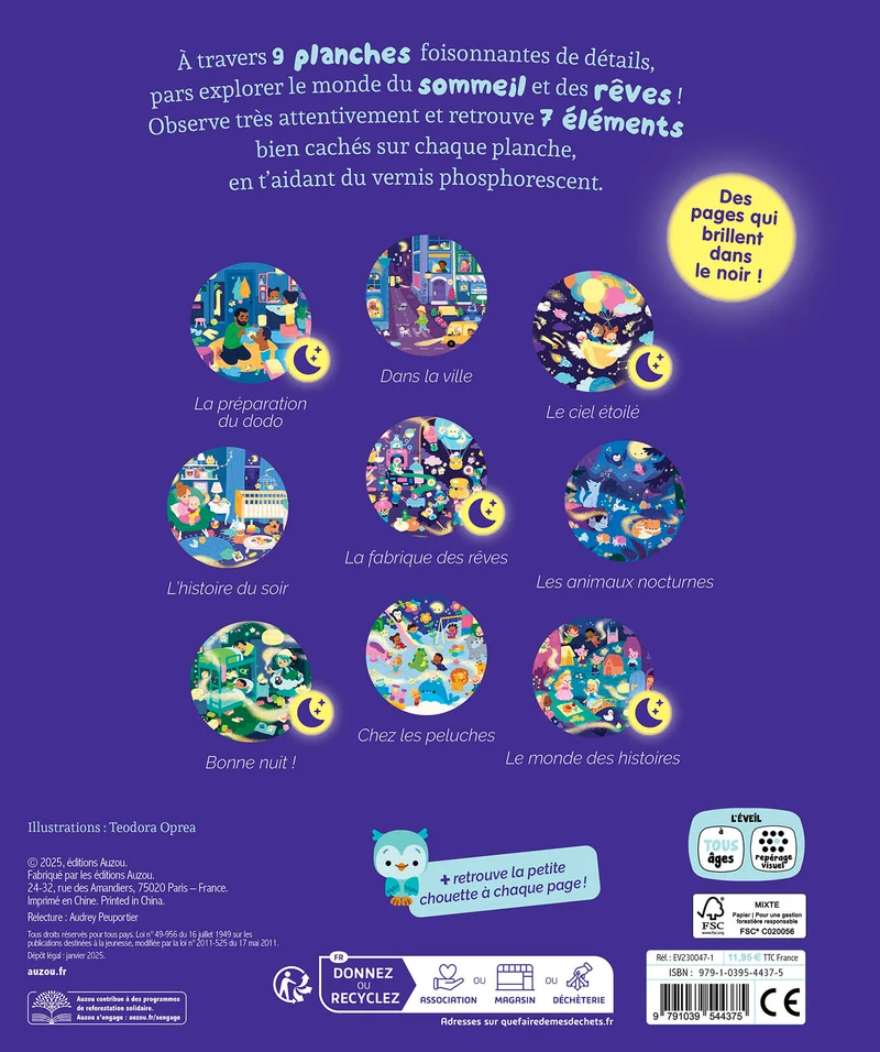 Livre Cherche et trouve des tout-petits - Au dodo !