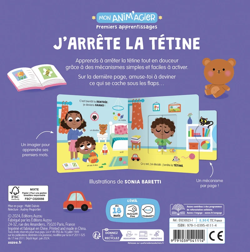 Livre mon anim'agier - J'arrête la tétine