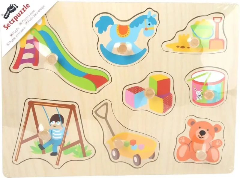 Puzzle à poser Jouets, puzzle en bois à boutons