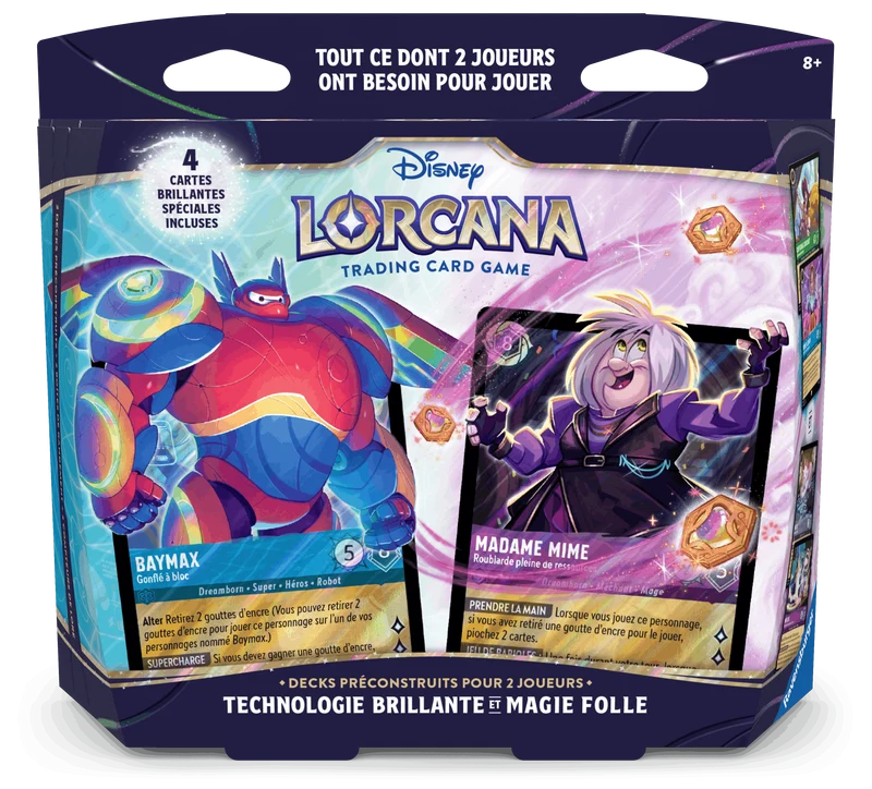 Lorcana - Coffret de Démarrage 2 Joueurs - Baymax VS Madame Mime