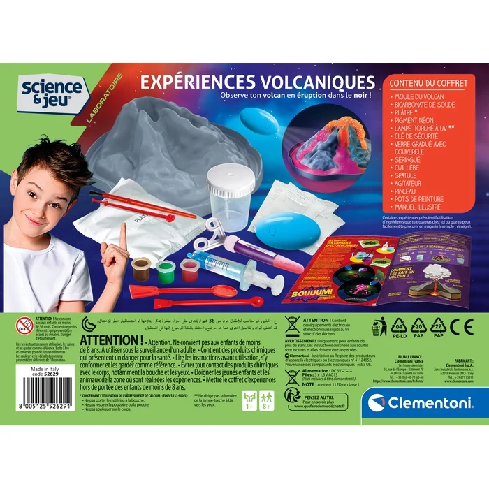 Expériences volcaniques