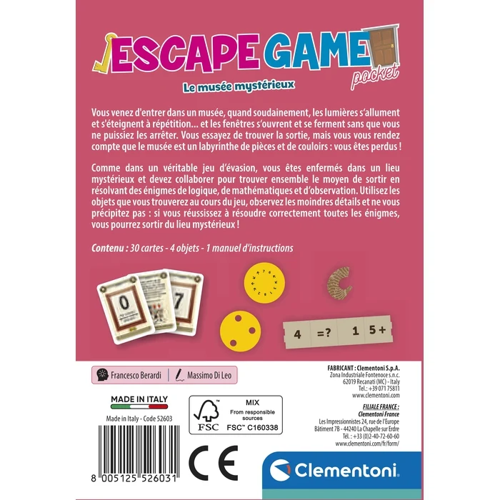 Escape Game - Le musée mystérieux