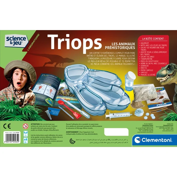 Triops, les animaux préhistoriques