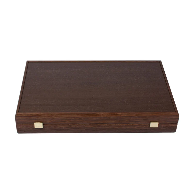 Backgammon en bois de wengé et ronce de noyer