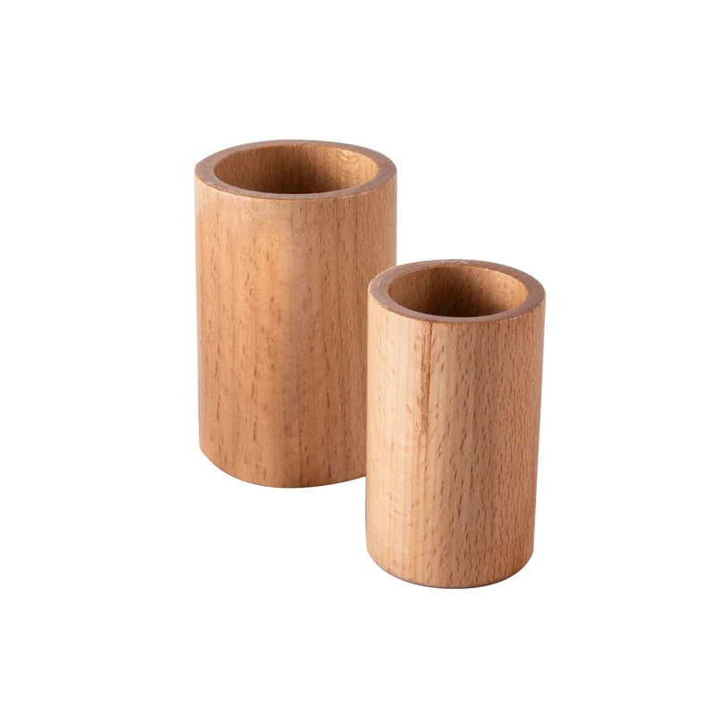 Godets rond bois manopoulos - Naturel
