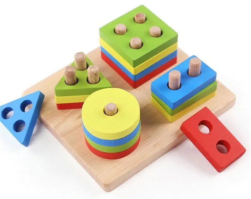 Plateau Montessori 4 Formes