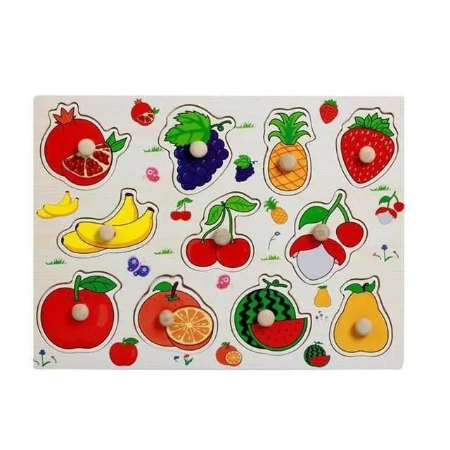 Plateau Montessori Fruits