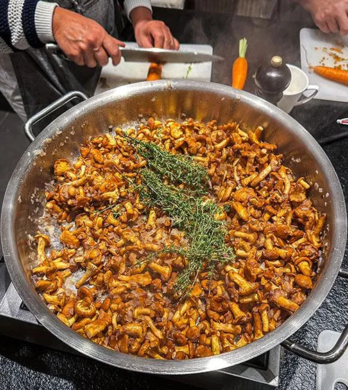Cours de cuisine autour des champignons - Paris