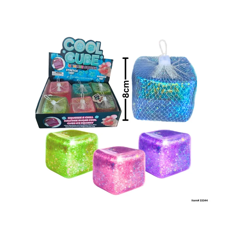 Jumbo cube Gumme Paillettes