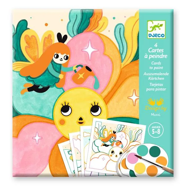 Cartes à peindre - Jardin Féérique