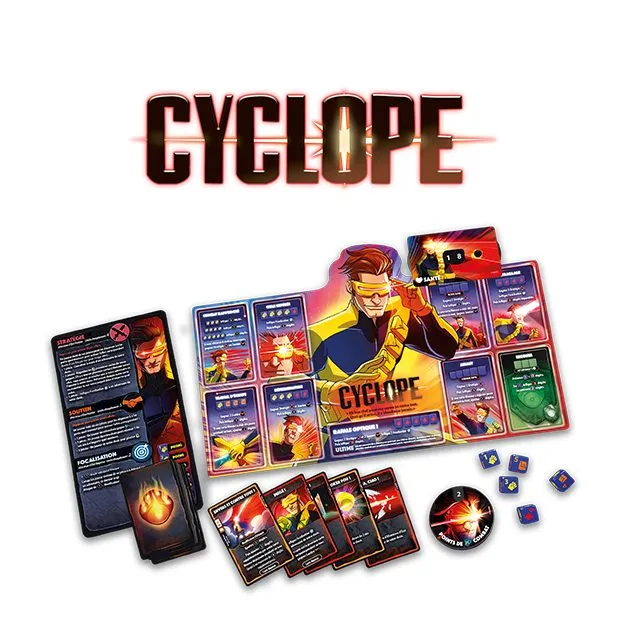Dice Throne Marvel - Cyclope, Gambit, Malicia, Jean Grey