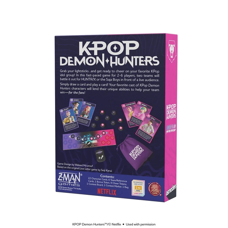 KPop Demon Hunters - Battle for the Spotlight - A Love Letter Game (EN)
