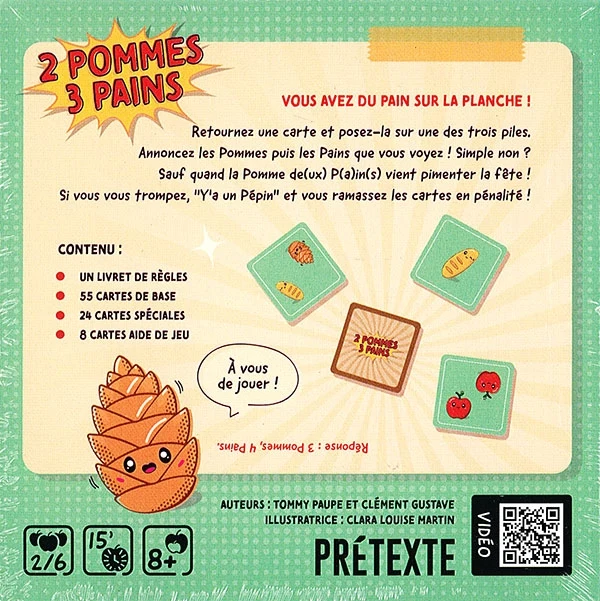 2 pommes 3 pains