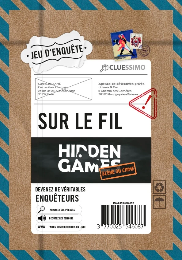 Hidden games: Sur le fil