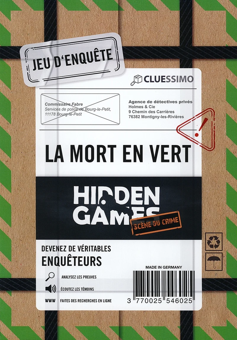 Hidden games: La mort en vert