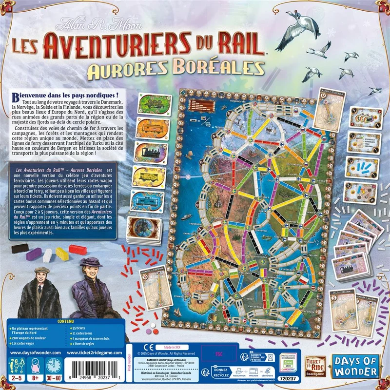 Les Aventuriers du Rail - Aurores Boréales