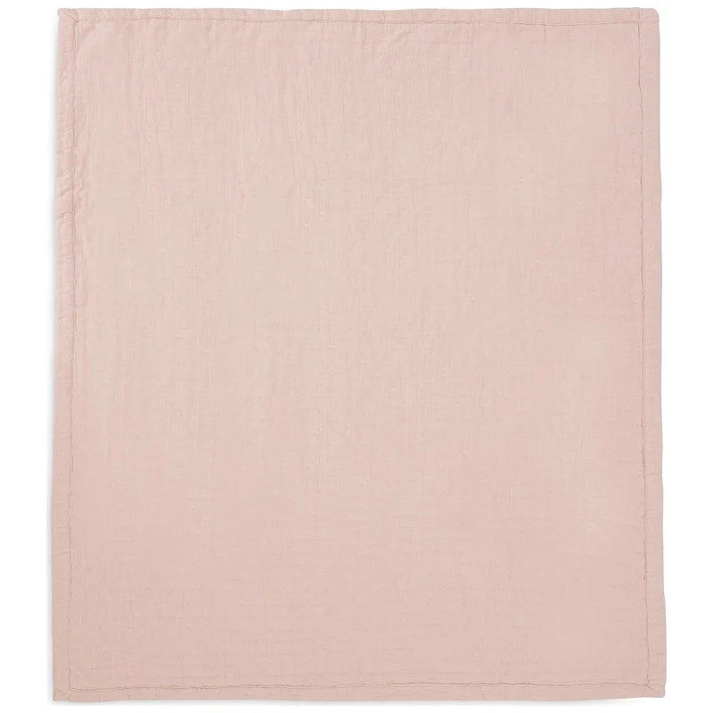 Couverture été gaze de coton Jacquart Wild Rose