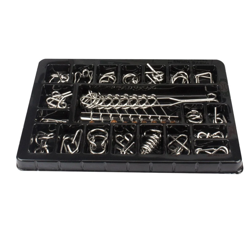 Coffret Casse-tête 20 pièces en Métal