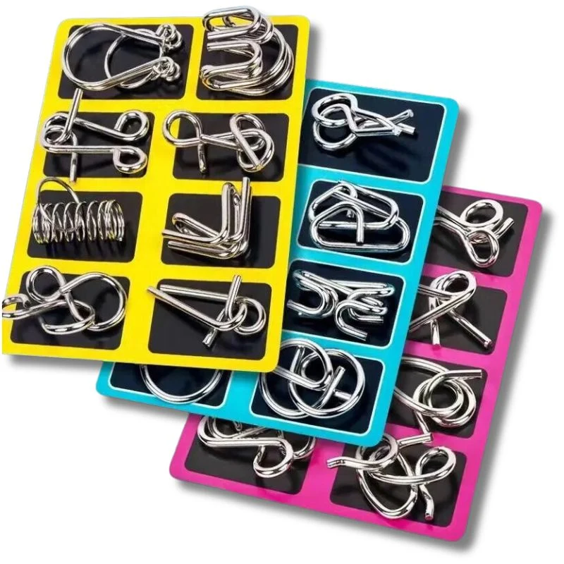 Coffret Casse-tête 8 pièces en Métal