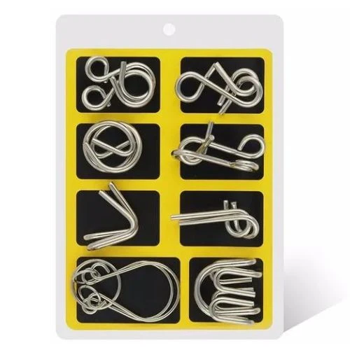 Coffret Casse-tête 8 pièces en Métal