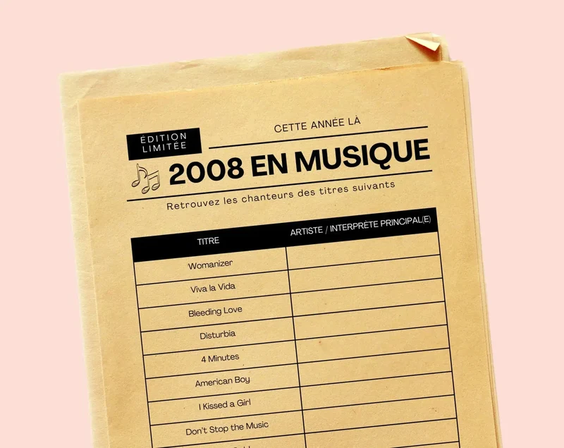 Jeu anniversaire année 2008 - 10 jeux à imprimer pour fêter les 18 ans